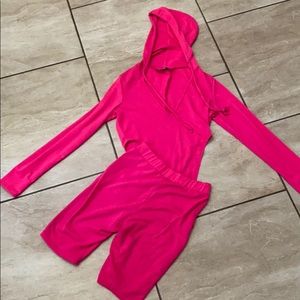 2 piece pink set from Fashion Nova